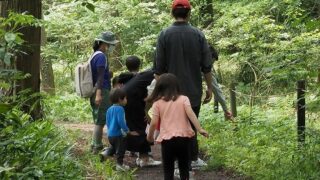2025年10月11日（土）｜家族でにいはる自然じかん　～五感を育てる自然あそび～　草っぱらでバッタ隊長になるぞー